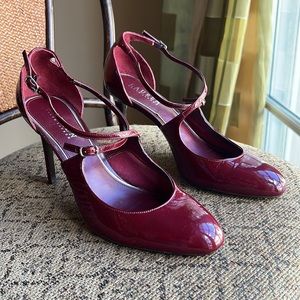 Ralph Lauren Raquel Patent Leather Mary Jane Pumps